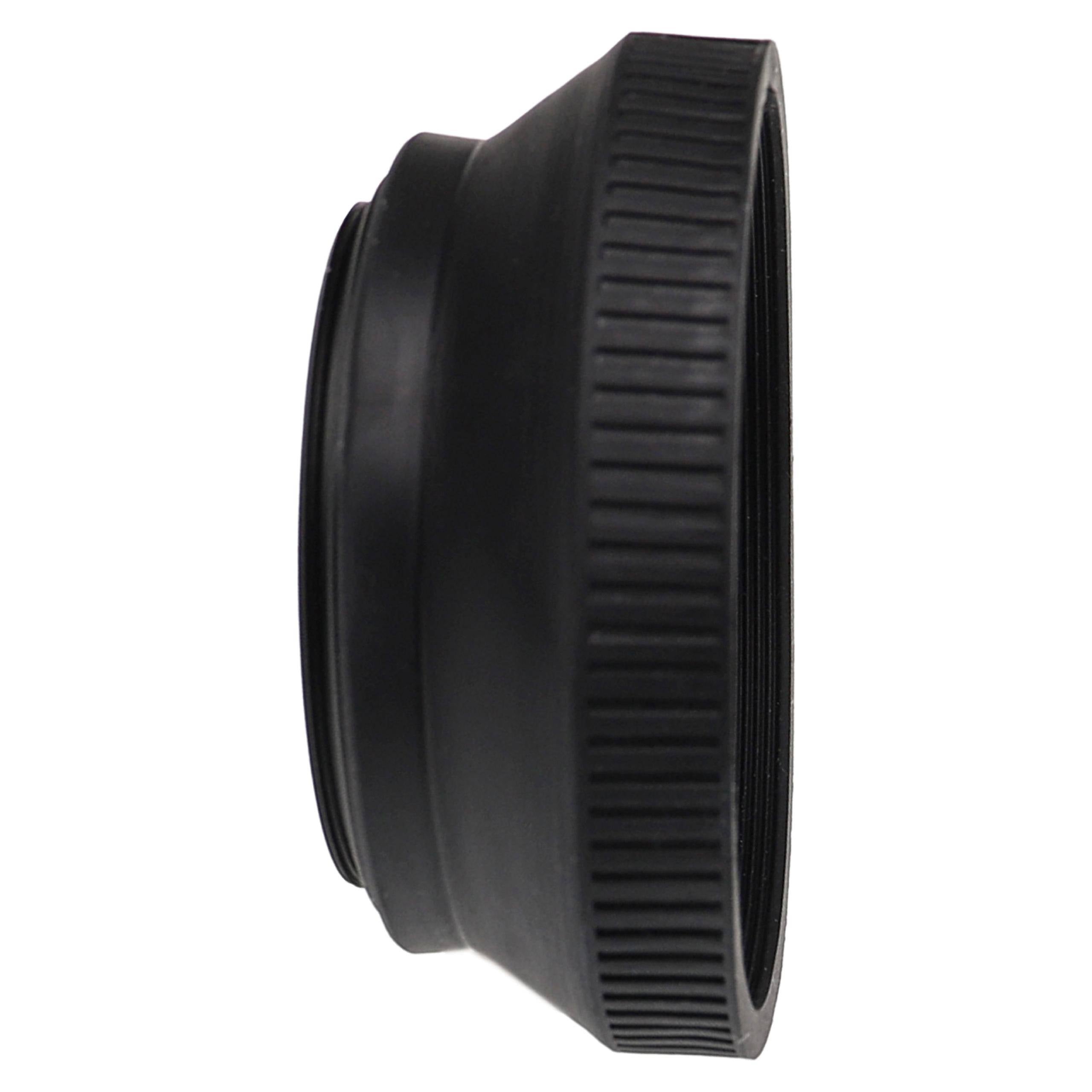 vhbw Gegenlichtblende kompatibel mit Leica Summicron-M 28mm f/2 ASPH 46mm | Objektiv - Weitwinkel, Matt-Schwarz, Gummi-6