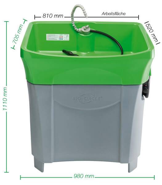 Teilewaschtisch BIO-CIRCLE GTi Maxi-1