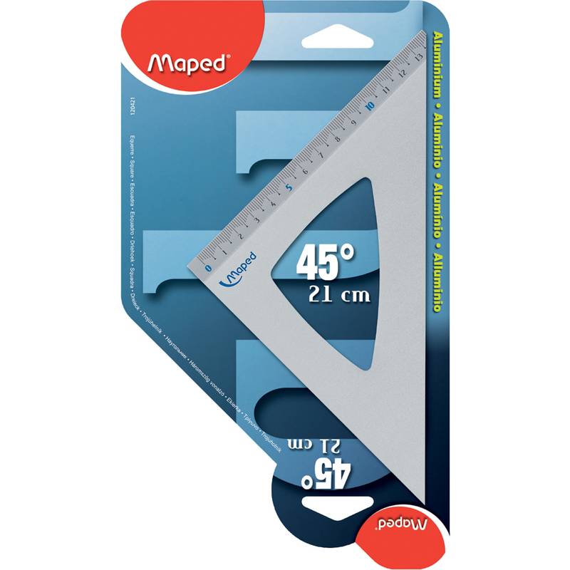 Maped Zeichendreieck 45 Grad, aus Aluminium-0