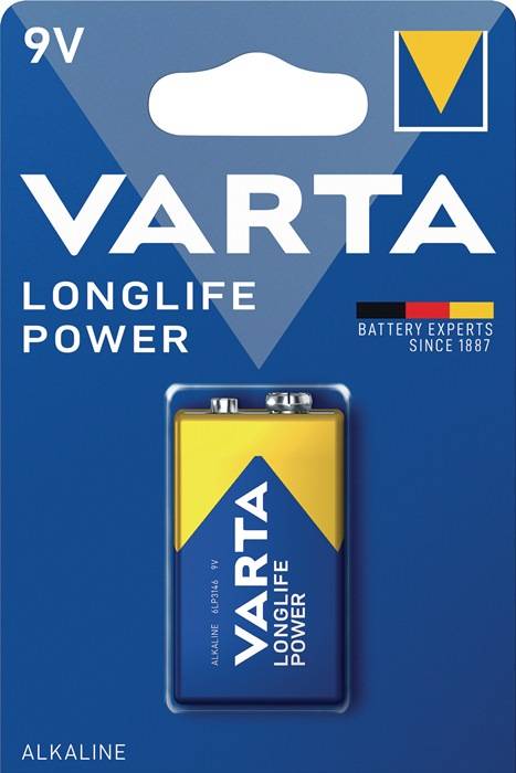 Varta Consumer Batteries GmbH & Co. KGaA Batterie Longlife Power 9 V 6LP3146-E Block 580 mAh 6LP3146 4922 1 St./Bl. 0492-0