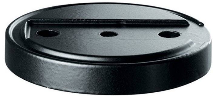 OA-Unterlegplatte, für Bodentürstopper, Silikon schwarz-0