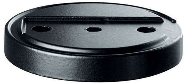 OA-Unterlegplatte, für Bodentürstopper, Silikon schwarz