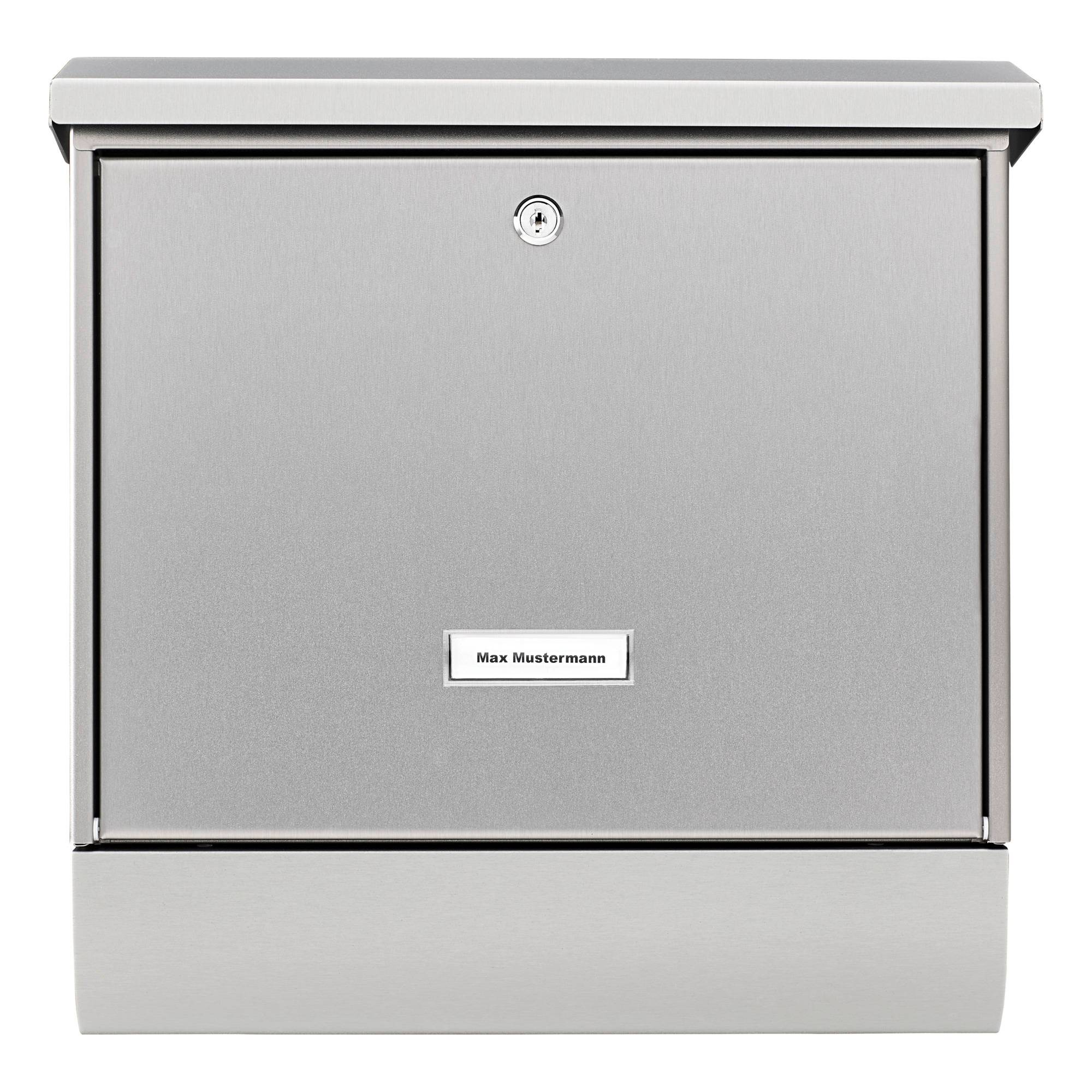 Burg-W Briefkasten =Inoxstar Set= 4720 Ni Edelstahl-0
