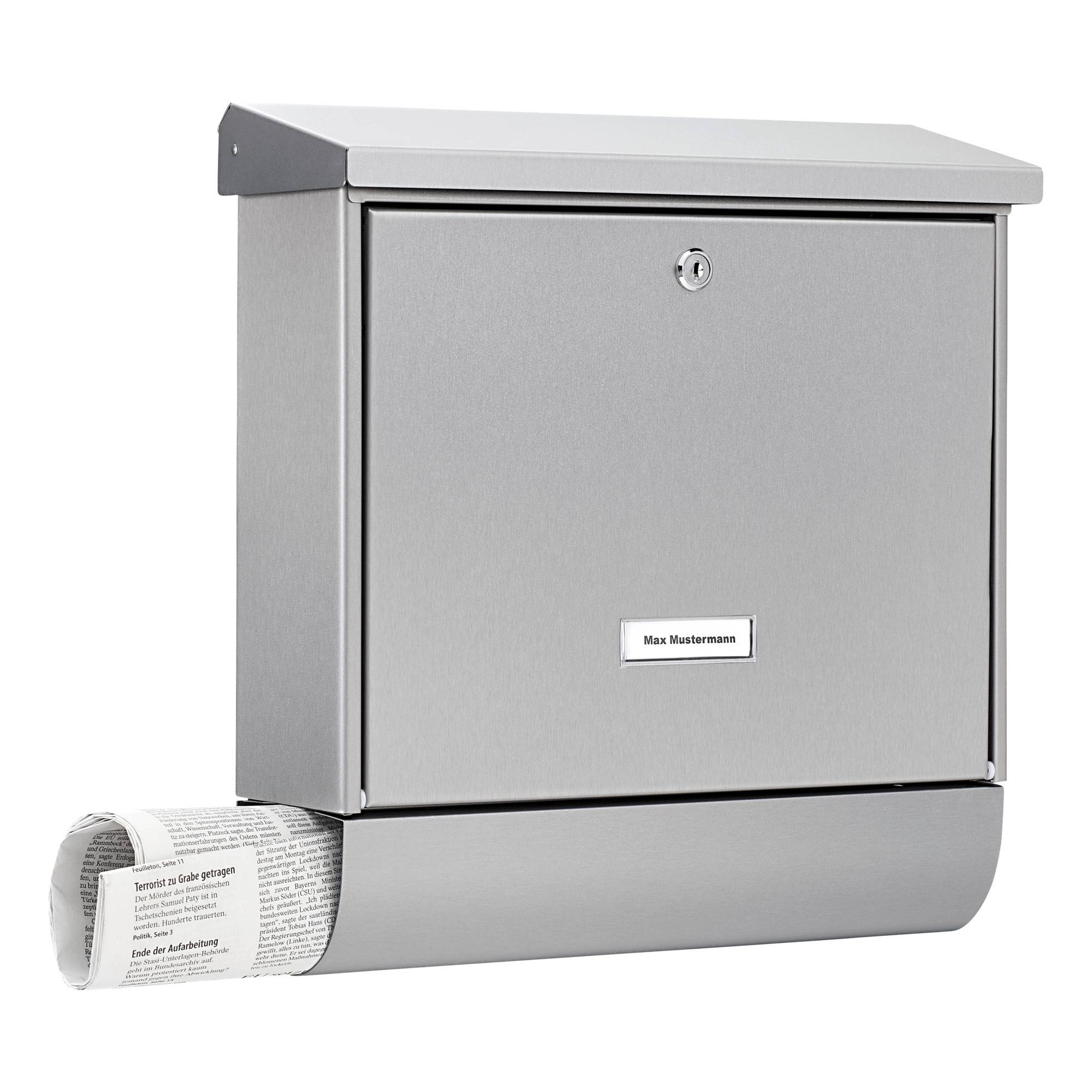 Burg-W Briefkasten =Inoxstar Set= 4720 Ni Edelstahl-2