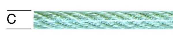 Vormann Stahldrahtseil kunststoffummantelt verzinkt 2/3mm 200m 6x7+Faser