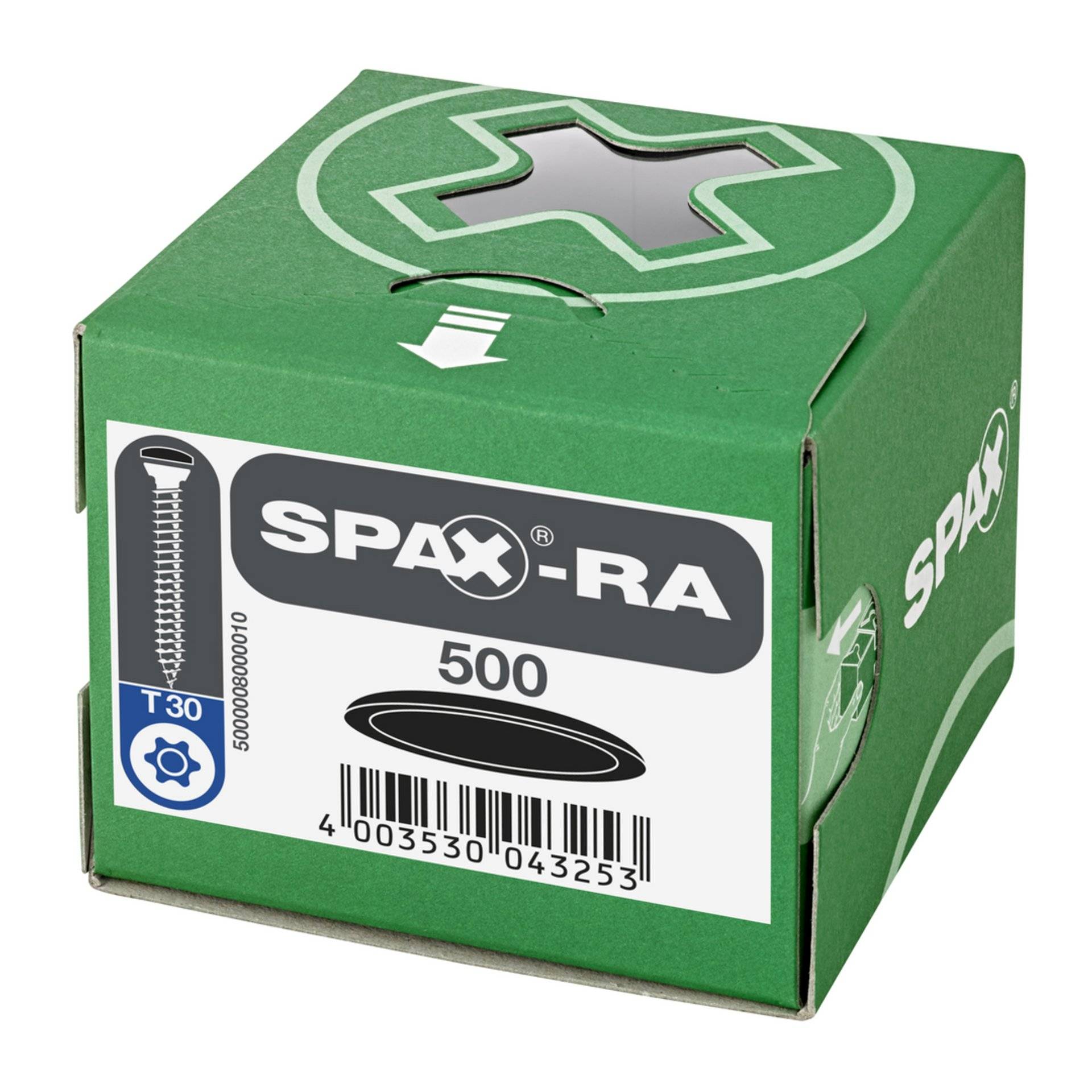 SPAX Kunststoff-Abdeckkappen für SPAX-RA Flachsenkkopf, schwarz, 500 Stück-2