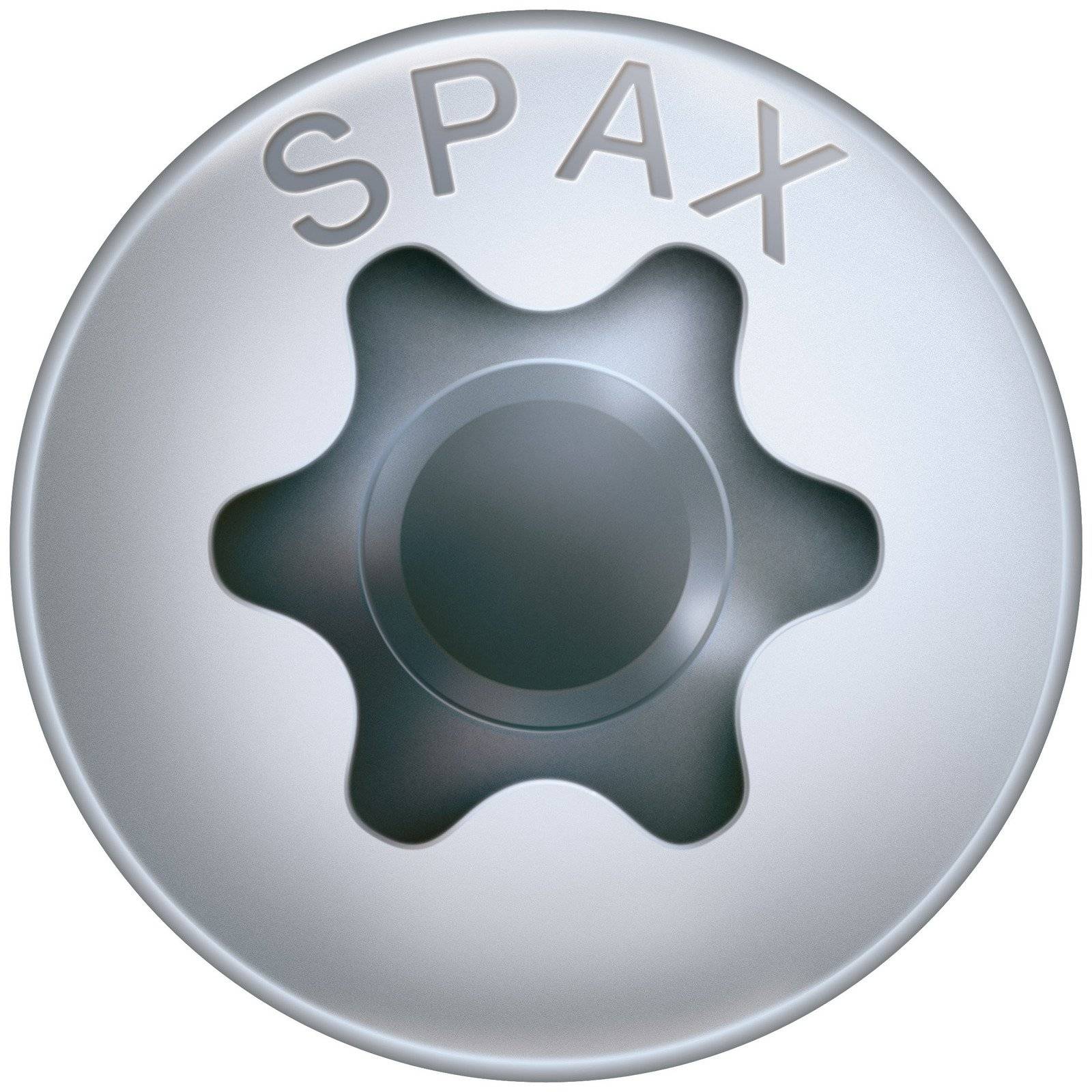 SPAX Universalschraube, 4 x 20 mm, 200 Stück, Vollgewinde, Halbrundkopf, T-STAR plus T20, 4CUT, WIROX-4