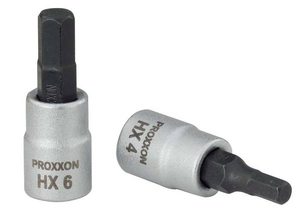 Proxxon 1/4" Innensechskant-Einsatz, HX 4 mm, 33mm lang