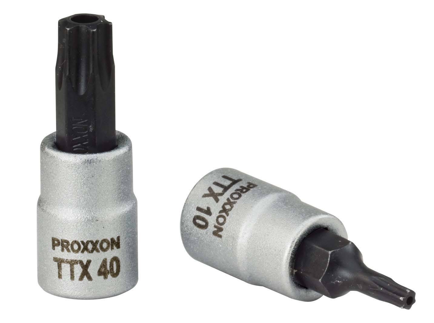 Proxxon 1/4" TTX-Einsatz T 25 mit Stirnbohrung-0