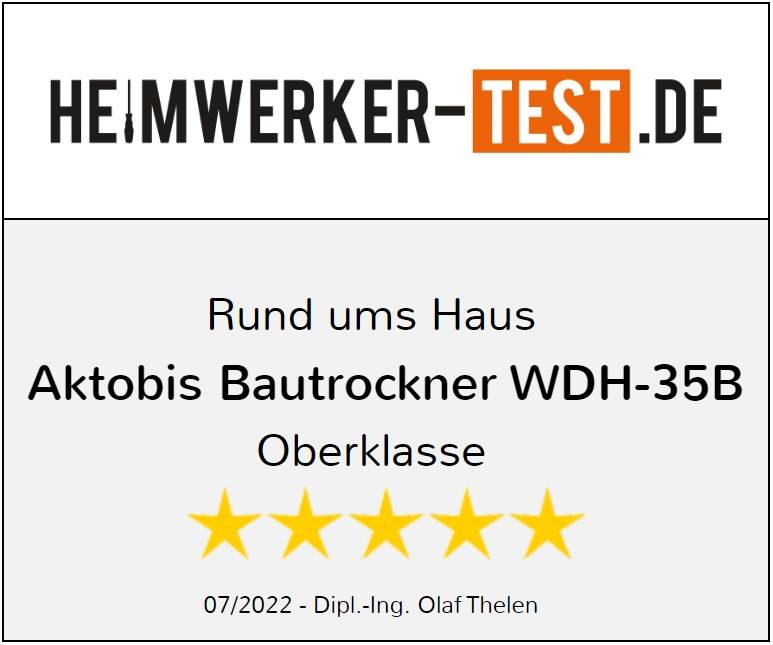 Preisbild für WDH Bautrockner WDH-35B - für 65m² - 42 Liter/Tag - mit Schlauchanschluss