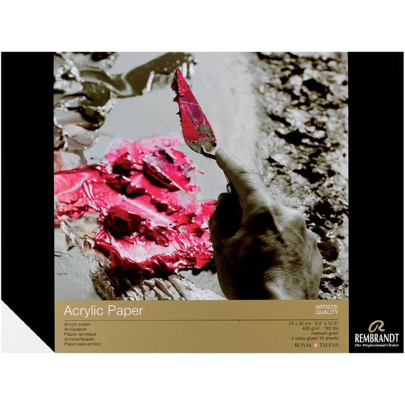 ROYAL TALENS REMBRANDT Künstlerblock "Acryl", 240 x 320 mm-0