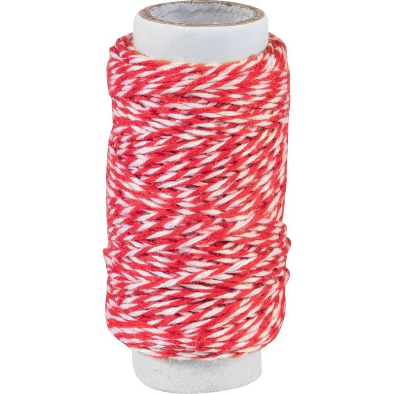 Dekoschnur rot 1mmx20m-0