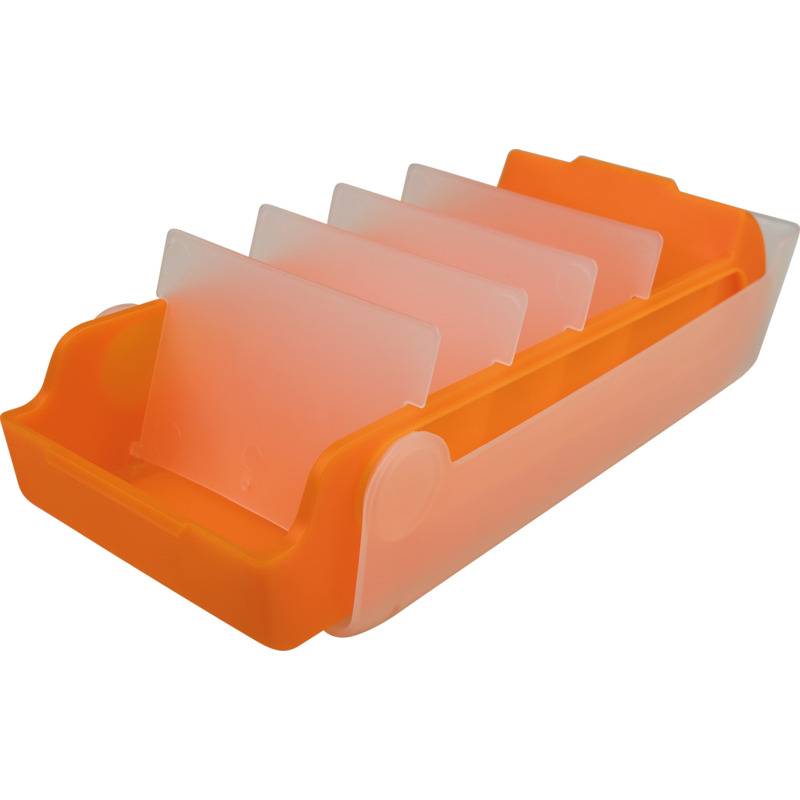 helit Lernkartei "the beebox", A7, orange-transluzent-0