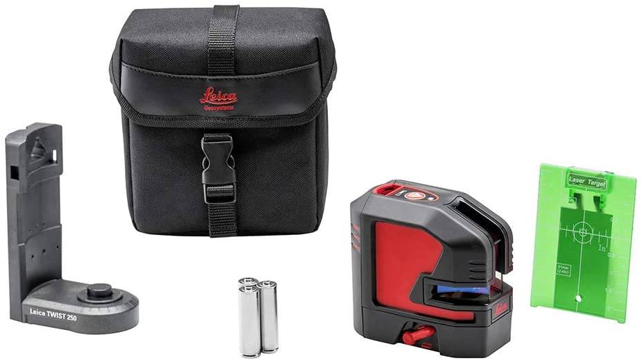 Leica Lino L2Gs - grüner Kreuzlinienlaser mit magnetischem Adapter TWIST 250 und Etui-0