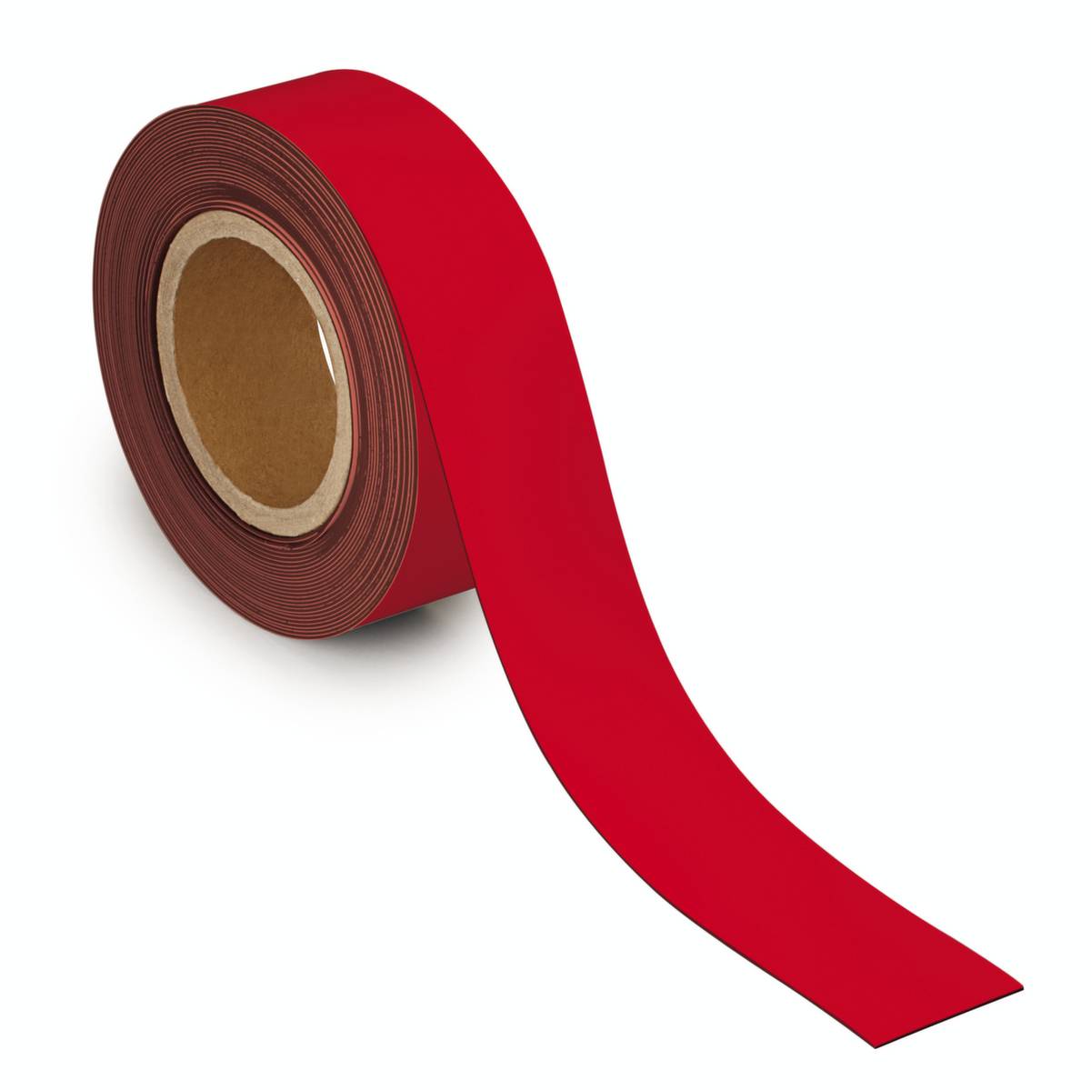 Kennzeichnungsband,magnethaftend,LxB 10m x 50mm,Stärke 1mm,rot,Haftkraft 42g/cm²-0