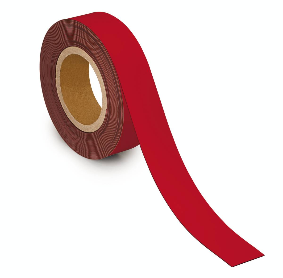 Kennzeichnungsband,magnethaftend,LxB 10m x 40mm,Stärke 1mm,rot,Haftkraft 42g/cm²-0