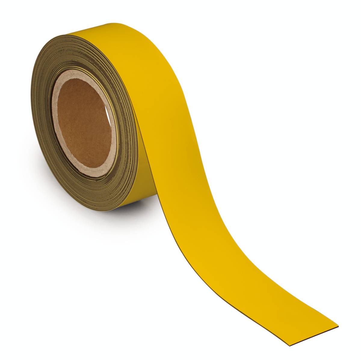 Kennzeichnungsband,magnethaftend,LxB 10m x 50mm,Stärke 1mm,gelb,Haftkraft 42g/cm²-0