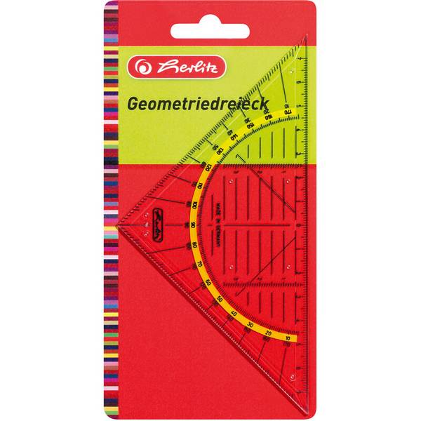 herlitz Geometrie-Dreieck 16,0 cm 300010435