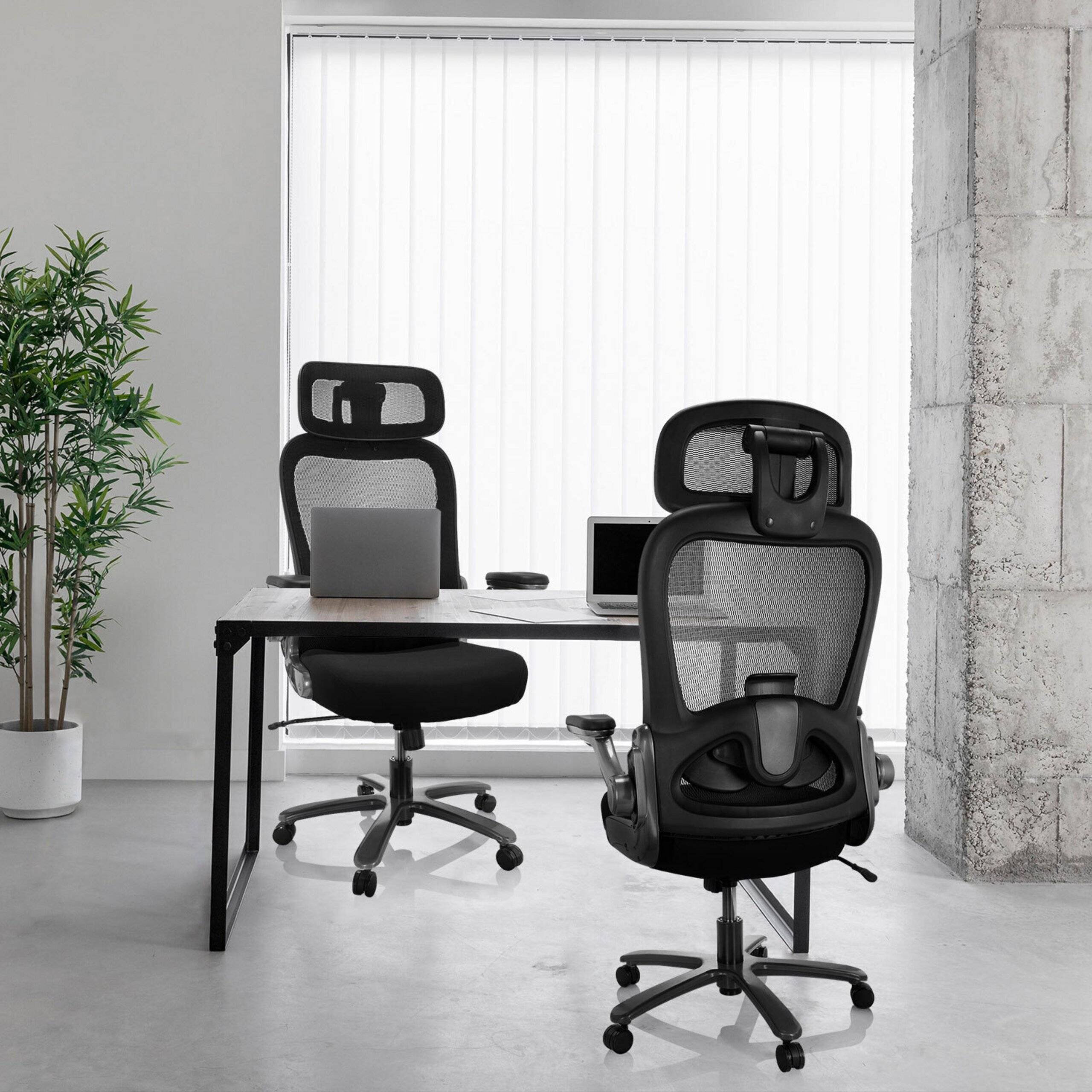 Schwerlaststuhl Bürostuhl INSTRUCTOR T I PRO Titan XXL Netzstoff Stoff schwarz hjh OFFICE-4