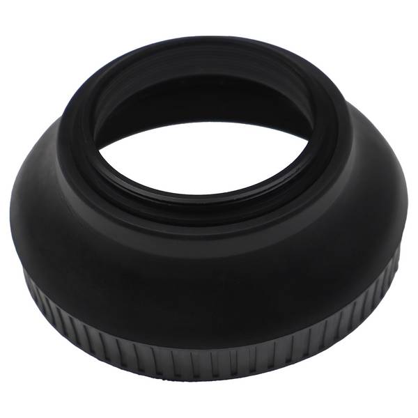 vhbw Gegenlichtblende für 37mm Objektive | Weitwinkel, Schwarz, Gummi, Rund, 6 cm