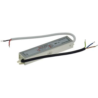 ChiliTec elektronischer LED-Trafo IP67, 1-20 Watt Ein 170-250V, Aus 12V=, wasserdicht