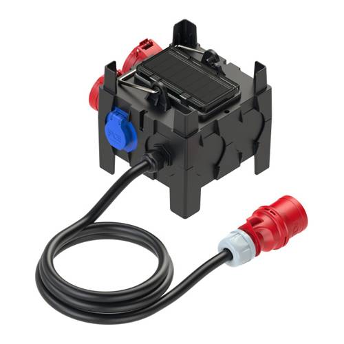 PC ELECTRIC Mobilverteiler "IMST BV" (Eingang: 1x CEE-Stecker 400V/32A/5p + 2m Kabel | Ausgang: 1x CEE-Dose 400V/32A/5p-1