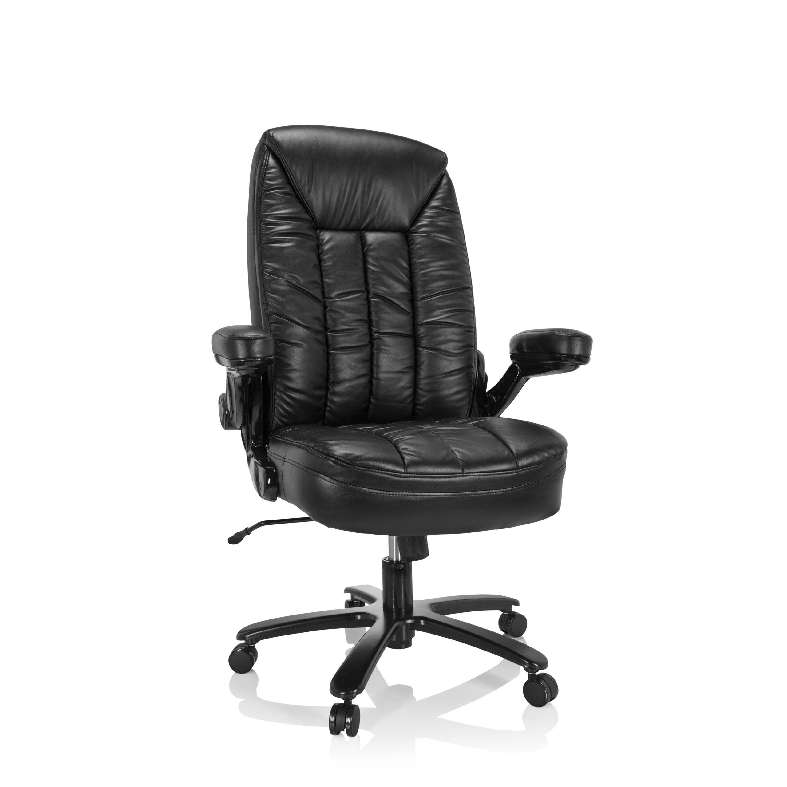 Schwerlaststuhl Bürostuhl INSTRUCTOR III XXL Kunstleder schwarz hjh OFFICE-0