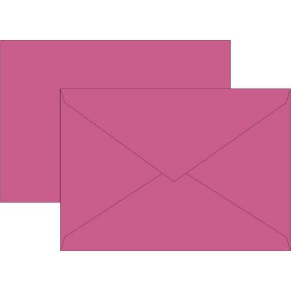Briefumschläge C5 Nassklebung 80g/qm fuchsia VE=10 Stück-1