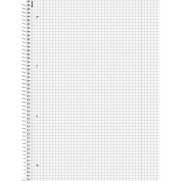 Spiralblock A4 60g/qm 80 Blatt 4-fach gelocht kariert-1