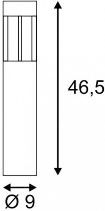 SLV 231817 LED-Außenstandleuchte COB LED LED fest eingebaut 6.3 W Rost-2