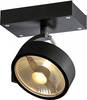 SLV KALU 1 QPAR111, Wand- und Deckenleuchte, schwarz, max. 75W