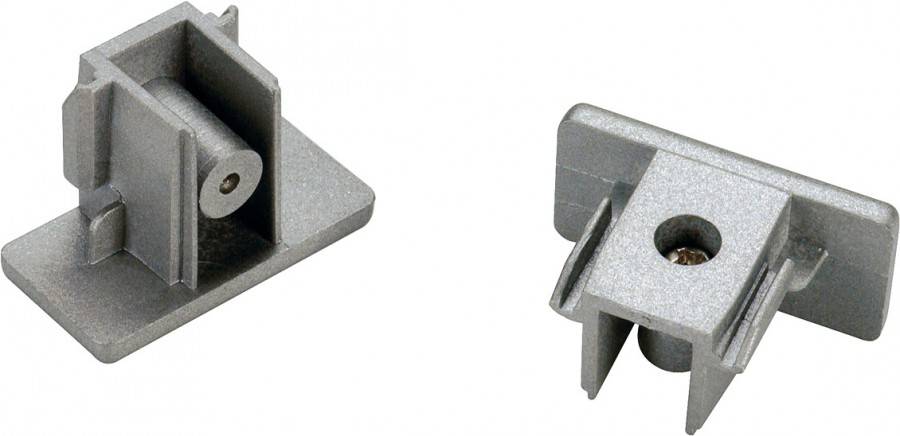 SLV Endkappen für 1-Phasen HV-Stromschiene, silbergrau 2 Stk.-0
