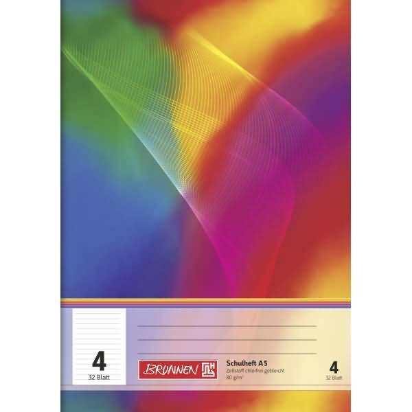 Schulheft A5 32 Blatt liniert-0