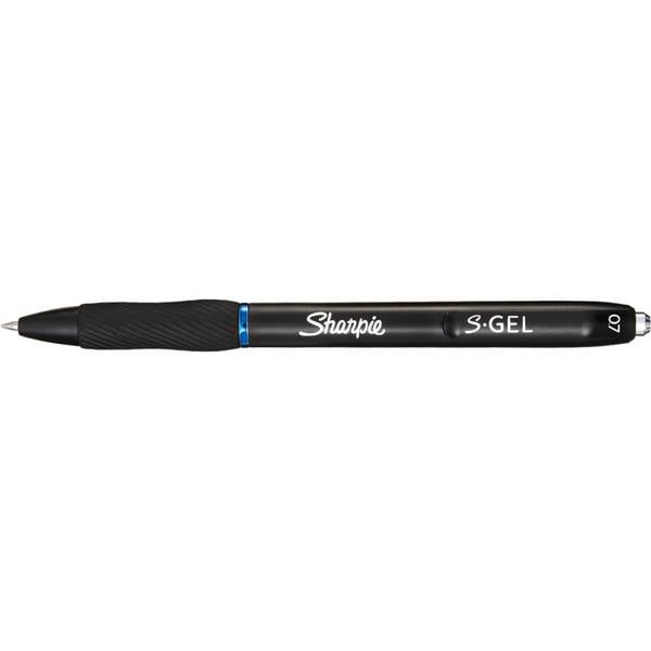 Sharpie S-Gel - Tintenroller - Blau - Geltinte - 0.7 mm - Mittel - verstellbar (Packung mit 12)