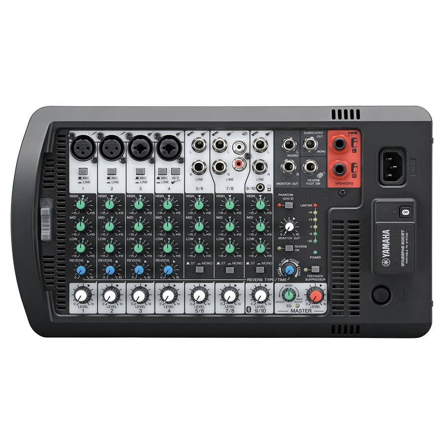 YAMAHA STAGEPAS 600BT - Portables 680-Watt-PA-System (8-Kanal-Mixer | zwei 10"-Lautsprecher | Bluetooth-Funktion) - in-1