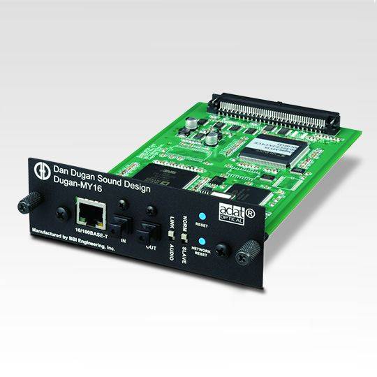 YAMAHA DUGAN-MY16 - Automatic Mixing Controller Card (16 Channel | 8x ADAT | RJ45 | 24 Bit)-0