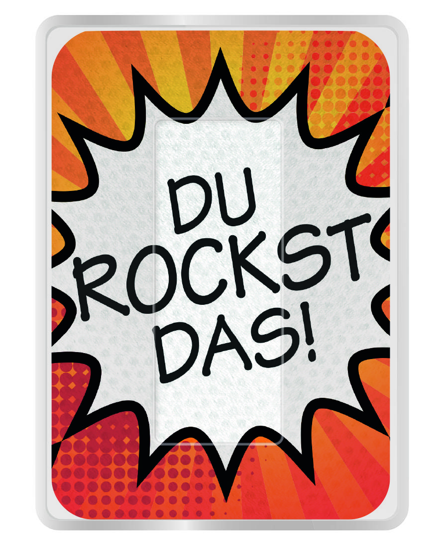 Pocket Cleaner Rot "Du rockst das"-0