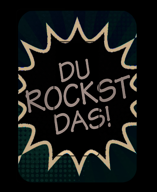 Pocket Cleaner Rot "Du rockst das"