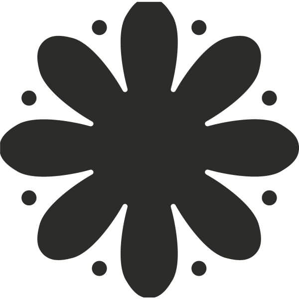 Flexistanzer-Motivstanzer für Karton bis 220g/qm Blume 4cm-0