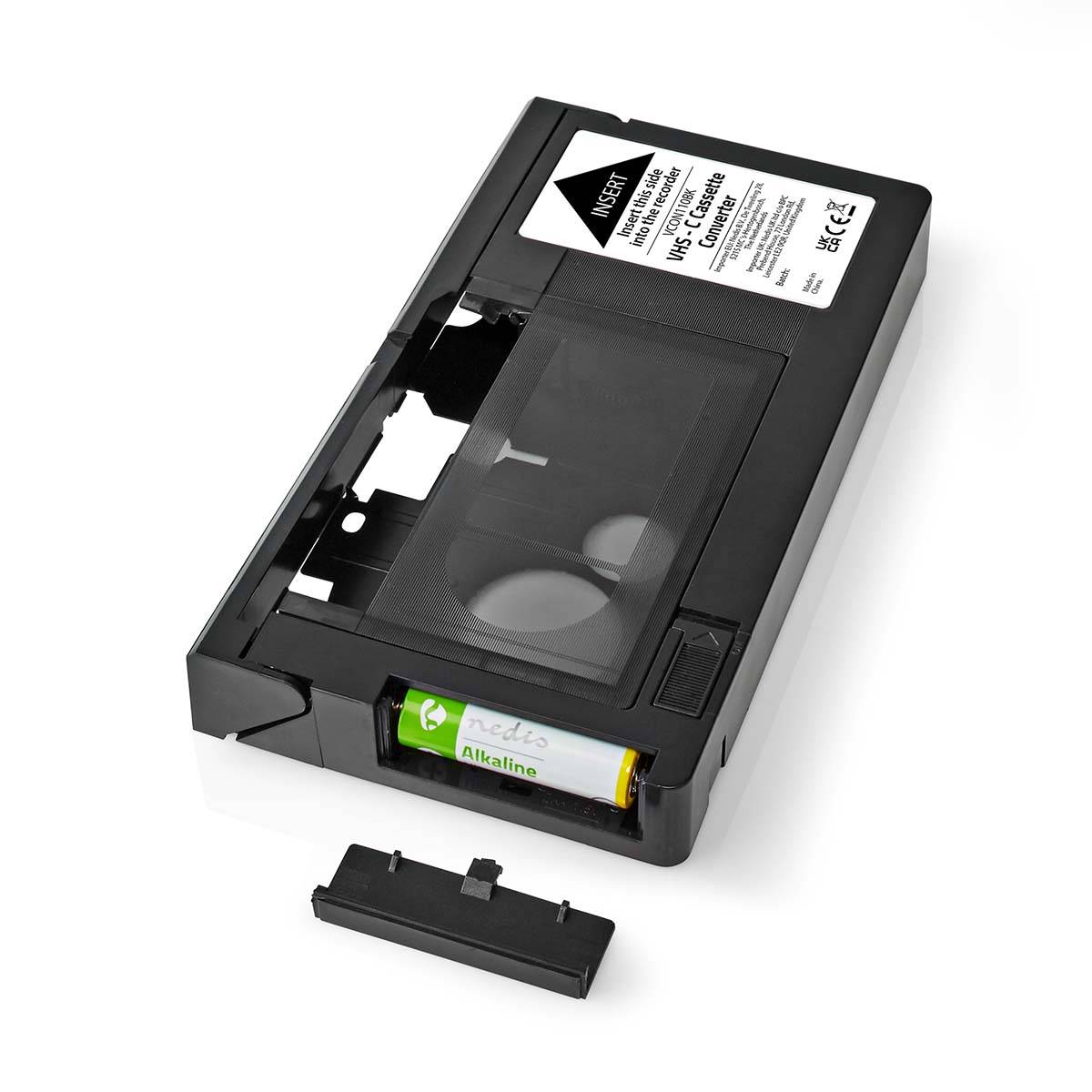 Nedis VHS Adapter | Konversation: VHS-C zu VHS | Plug and Play | Schwarz-3