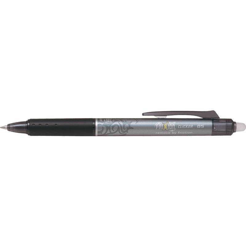 PILOT Tintenroller FRIXION BALL CLICKER 05, schwarz