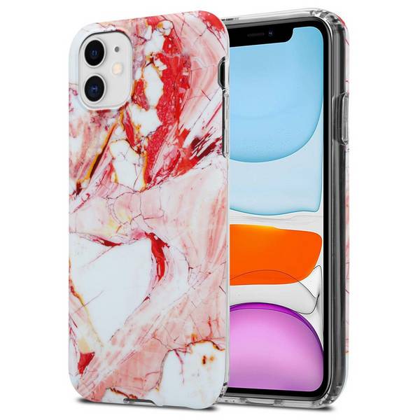 Cadorabo Schutzhülle für Apple iPhone 11 Hülle in Rosa TPU Handyhülle Etui Case Cover
