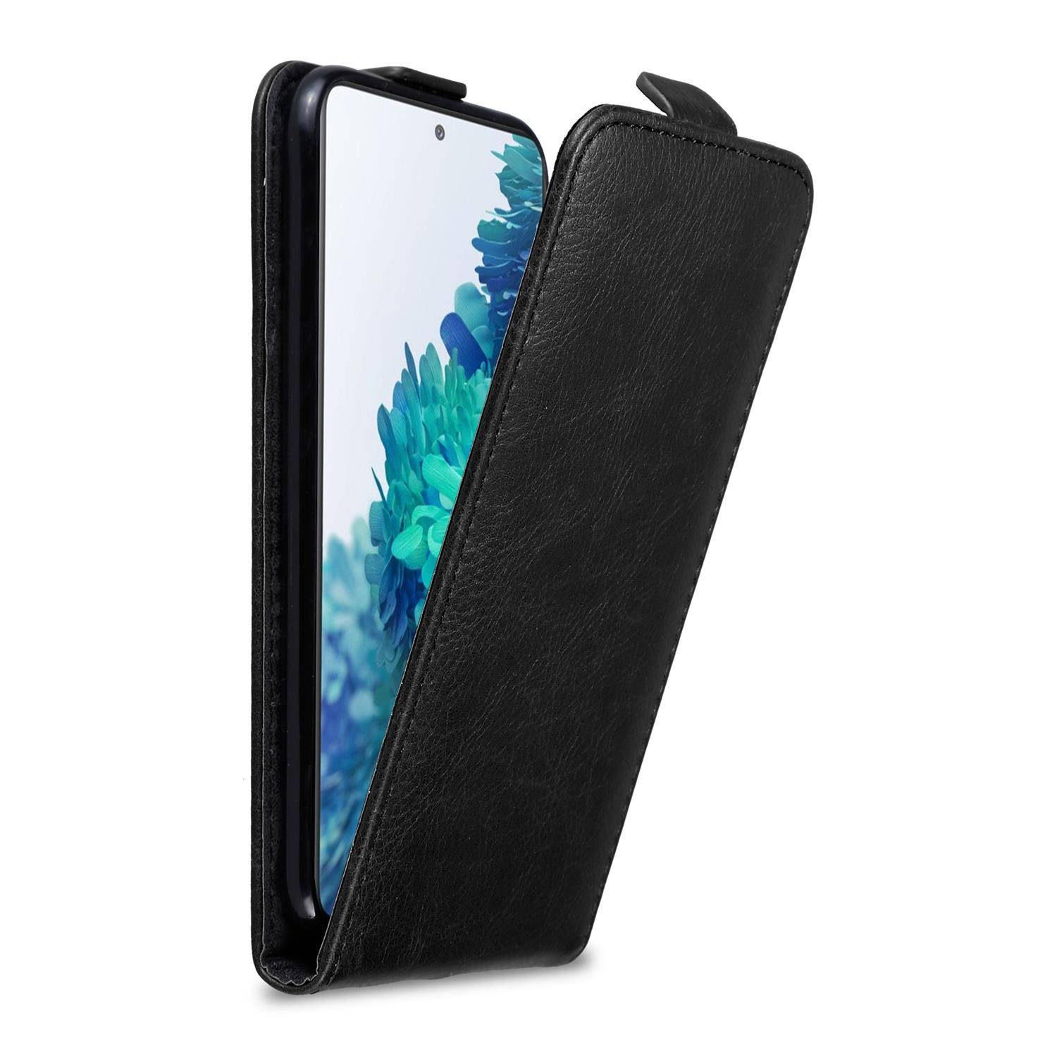Cadorabo Hülle für Samsung Galaxy S20 FE Schutz Hülle in Schwarz Flip Etui Handyhülle Case Cover-0