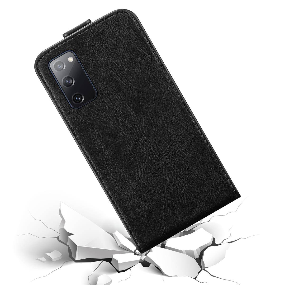 Cadorabo Hülle für Samsung Galaxy S20 FE Schutz Hülle in Schwarz Flip Etui Handyhülle Case Cover-2