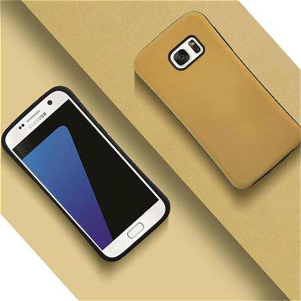 Cadorabo Hülle für Samsung Galaxy S7 Schutz Hülle in Braun Handyhülle Hard Case Schutzhülle Cover Etui-4