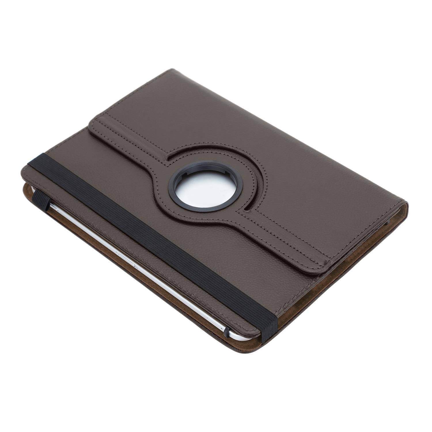 Cadorabo Hülle für 7" Tablets Schutzhülle in Braun 360 Grad Tablet Hülle Etui Cover Case-3