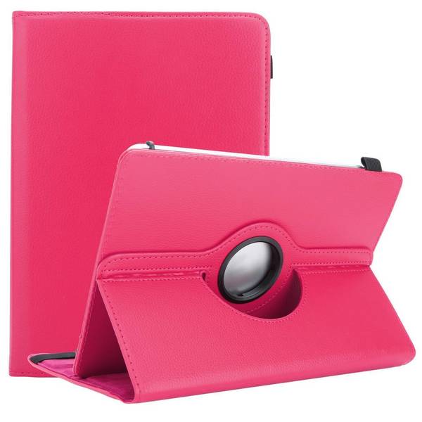 Cadorabo Hülle für 8" Tablets Schutzhülle in Rosa 360 Grad Tablet Hülle Etui Cover Case