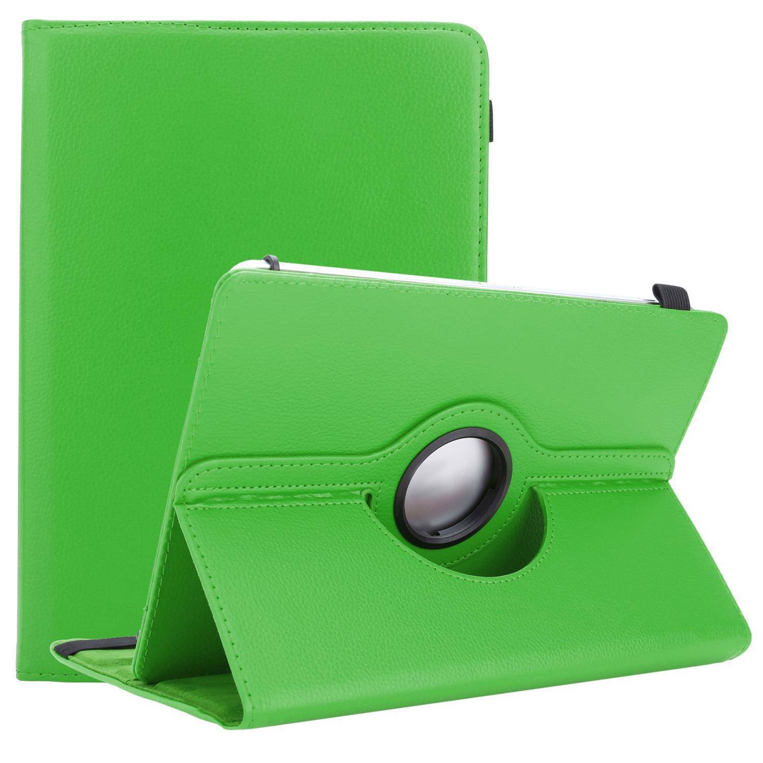 Cadorabo Hülle für 10" Tablets Schutzhülle in Grün 360 Grad Tablet Hülle Etui Cover Case-0