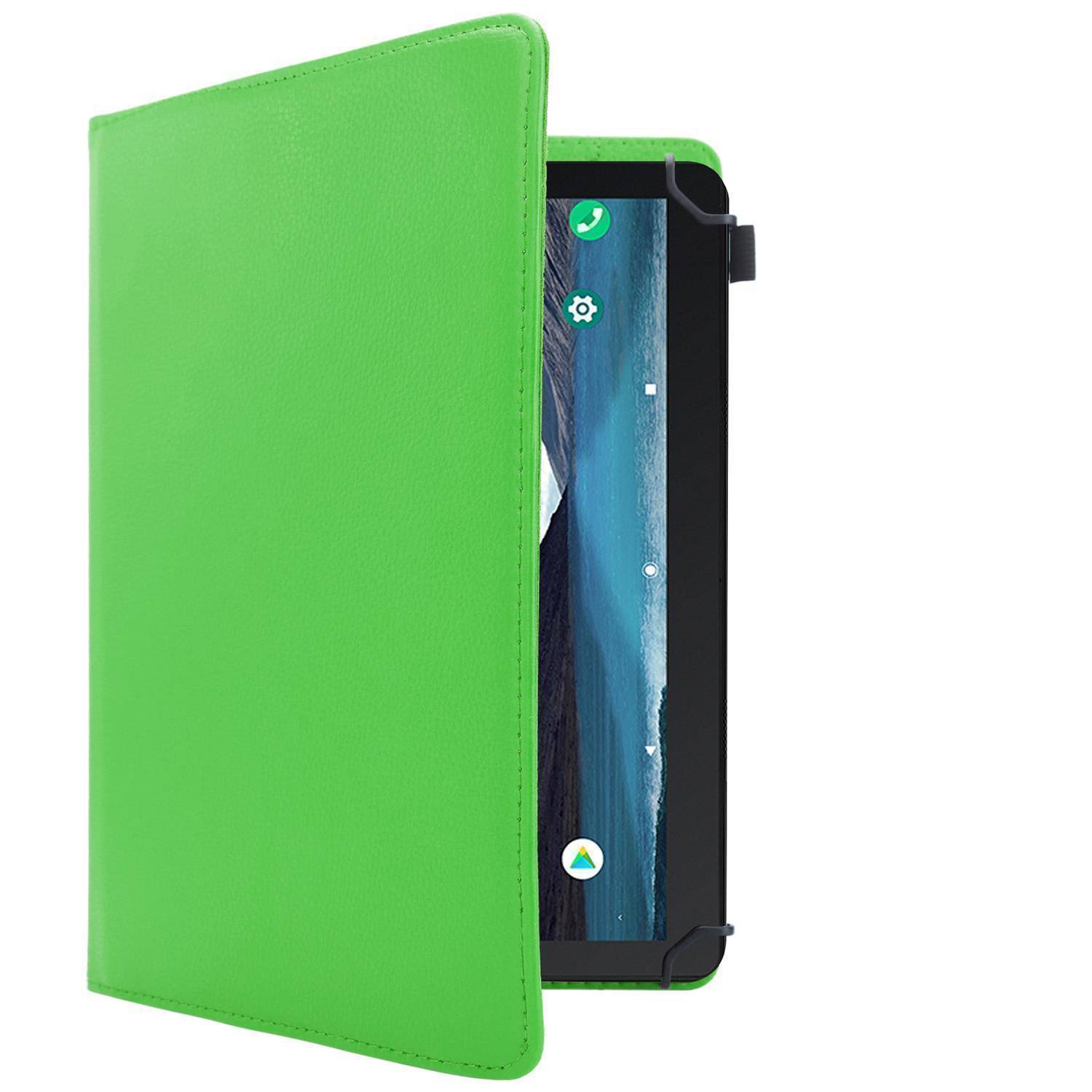 Cadorabo Hülle für 10" Tablets Schutzhülle in Grün 360 Grad Tablet Hülle Etui Cover Case-1