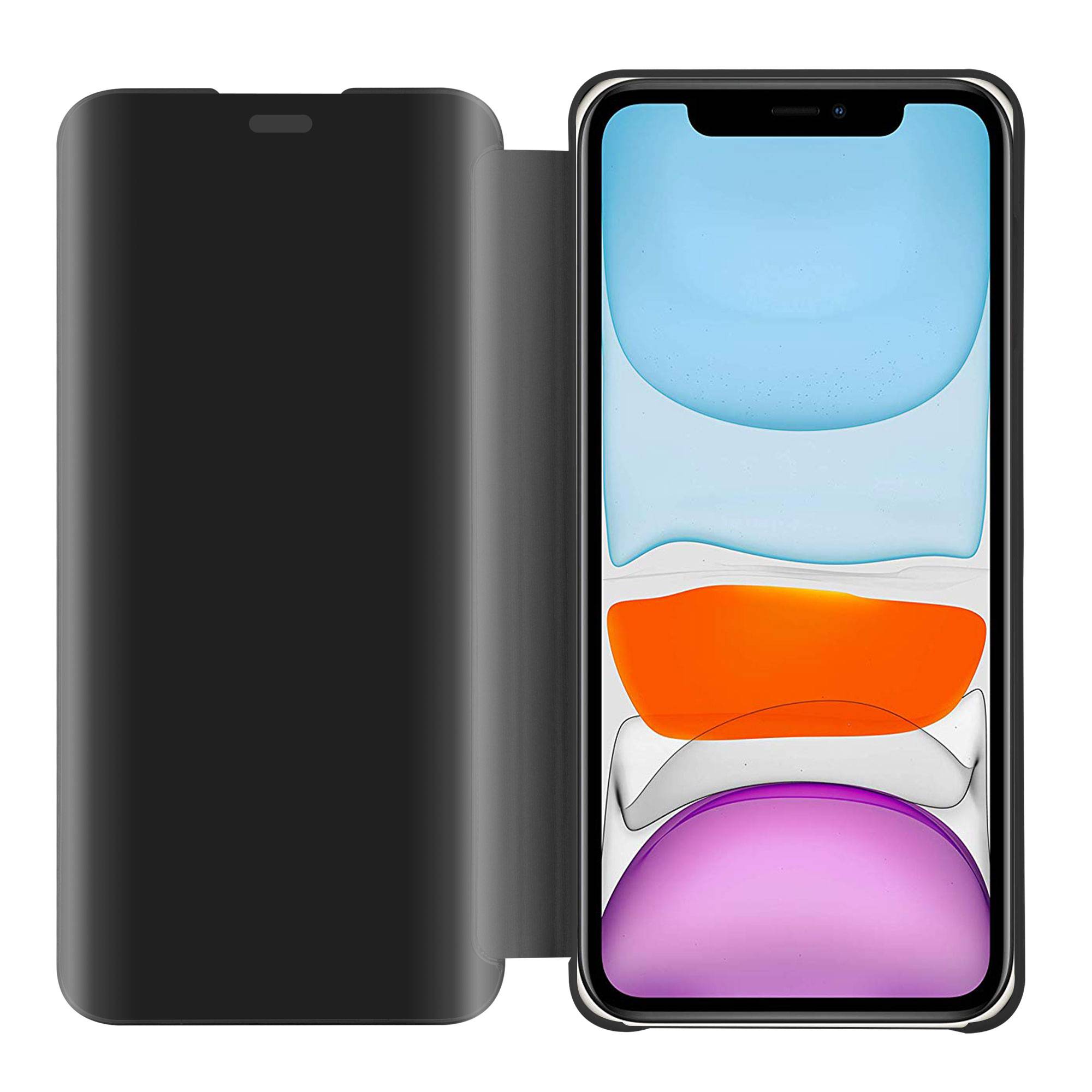 Cadorabo Handyhülle für Apple iPhone 11 in Schwarz Cover Backcover Schutzhülle Book Case Booklet-1